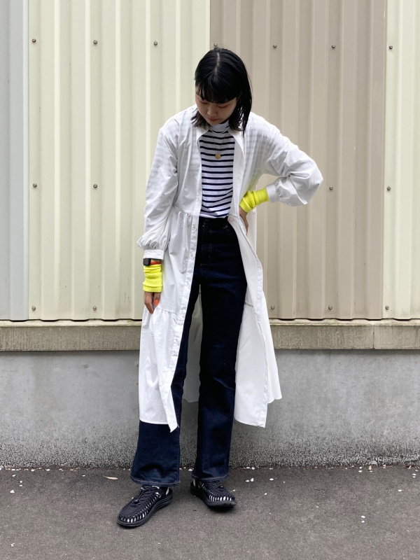 ESP VIPEP おまけ付き GU公式 | ティアードシャツワンピース(長袖)