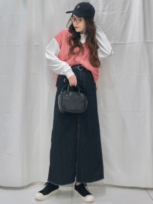 のりこさん、専用！！ GU公式 | フロントボタンニットベスト