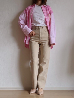 GU公式 | ハイウエストストレートジーンズ+EC(丈長め82cm) GU公式 | ハイウエストストレートジーンズ+EC(丈長め82cm)