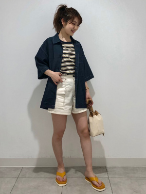 GU公式 | コントラストステッチショートパンツYG