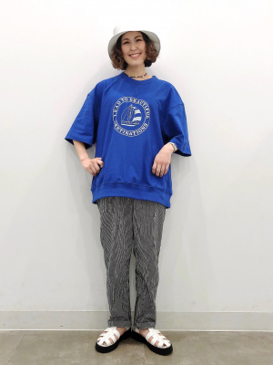 2メンズ4点セット！ GU公式 | スウェT(5分袖)(ロゴ)2