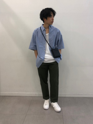 【ロ】 GU公式 | ライトソールレザータッチスニーカー