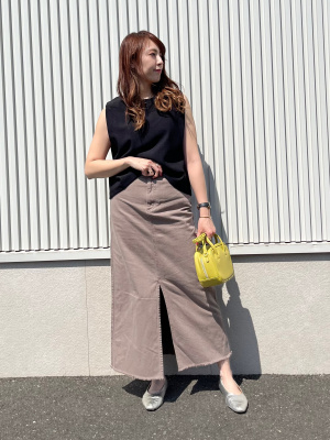 ジョー・売店さん　専用 GU公式 | バックジップショルダータックプルオーバー(ノースリーブ