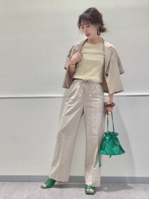 GU公式 | ハーフスリーブクロップドジャケット