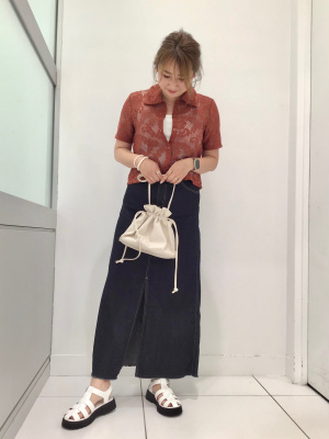 GU公式 | リブクロップドタンクトップ