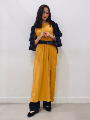 Kukulakan 商品　その一 GU公式 | リブニットワンピース(ノースリーブ)Q