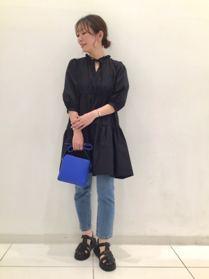 ❤️24秋新作 新品♡ SelfPortrait 青ミニワンピース♡　B83 セルフポートレイト通販【self-portrait STYLE】