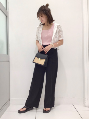 ストレートレッグ ドローストリングパンツ GU公式 | ドローストリングイージーワイドパンツ
