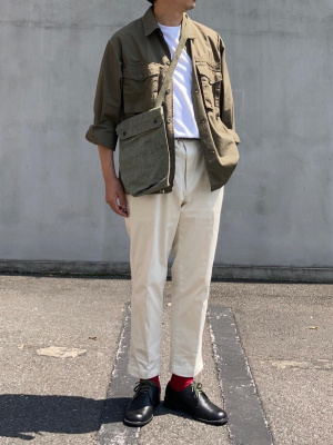 オーダー作品　専用 GU公式 | ミリタリーオーバーサイズシャツ(長袖)OSB+EC