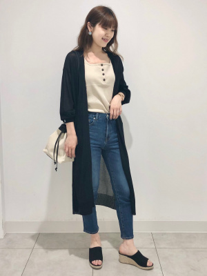 ロングカーディガン 18GG Raytec LONG CARDIGAN （ニット・セーター）｜＊＊NIMES