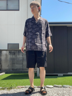 gu⭐︎ GU公式 | ドライリラックスフィットオープンカラーシャツ(5分袖