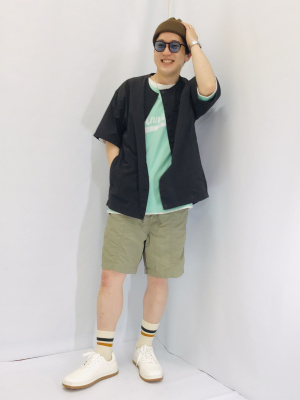 GU公式 | リバーシブルビッグT(5分袖)NT+E