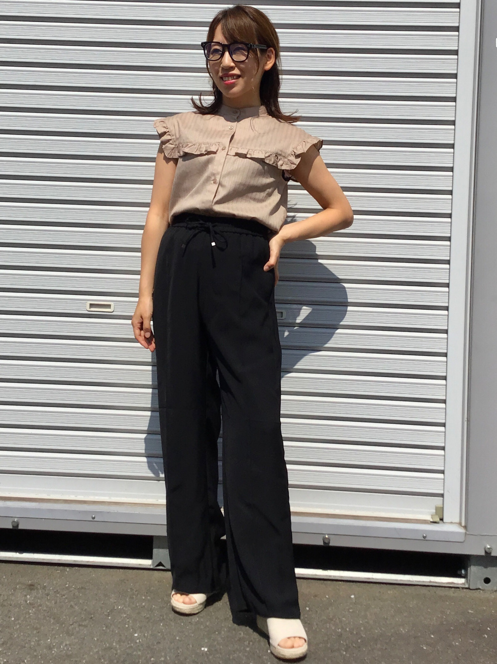 GU公式 | アシンメトリータンクトップ LCDC アシンメトリー グレー