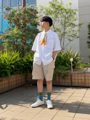 GU公式 | カーゴハーフパンツ+EC