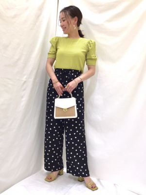 ANAYI（アナイ）の「ドットプリントイージーパンツ（その他