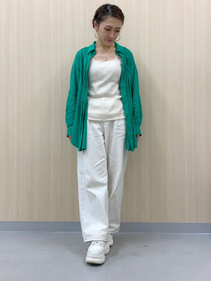 GU公式 | リネンブレンドオーバーサイズシャツ(長袖)RS+E