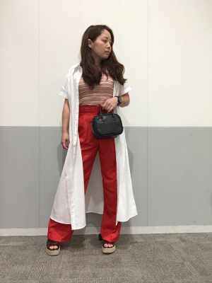 GU公式 | カラーシャツワンピース(半袖)