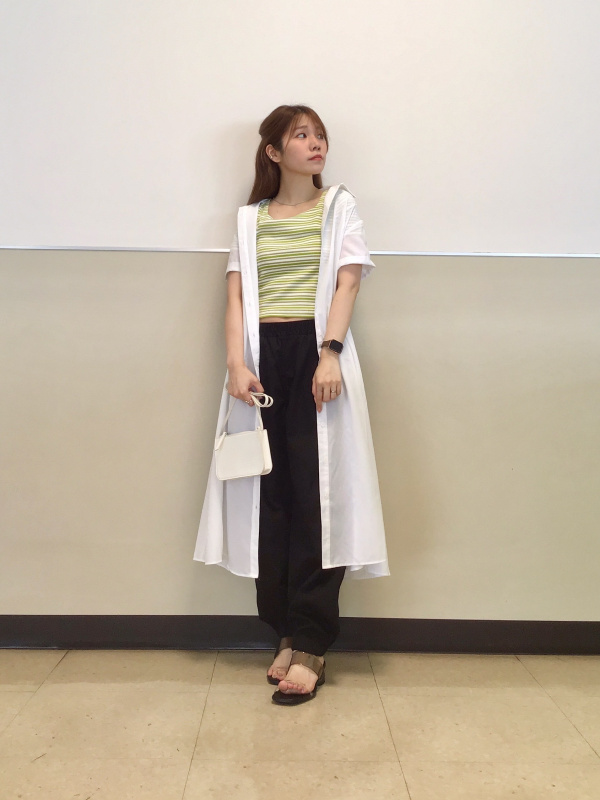 «ブルーコーデ» レストローズ スナイデル イエナ GU リランド アンク 夏 夏のさわやかさには、水色のアクセントがぴったり🩵 夏日的清爽