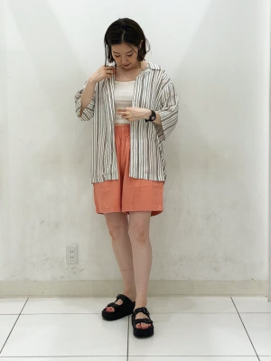 GU公式 | カラーデニムシェフショーツ