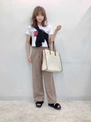 【️値下げ中！】  ミニT 半袖 夏服 Mサイズ GU公式 | グラフィックミニT(半袖)(ロゴ)