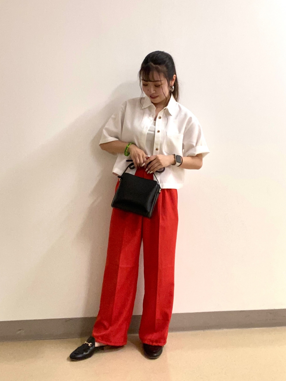 selle glant スラックス SIDE ZIP CODE WIDE PANTS/サイドジップ