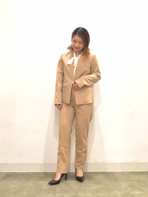 kuma　3点まとめ ウォッシャブルノーカラージャケットZ+E(セットアップ可能