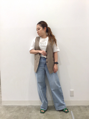 トップス TGOODT COTTON/LINEN SHIRT WITH GATHERS IN RIGHT SIDE – THE SHOP