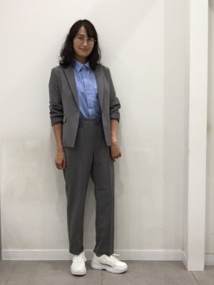 おじい GU公式 | ウォッシャブルテーパードパンツZ(セットアップ可能)