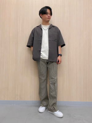 まりく GU公式 | フットボールワイドフィットT(5分袖)(ステッチ)