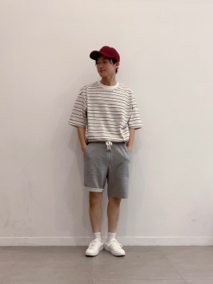 GU公式 | ライトソールレザータッチスニーカー