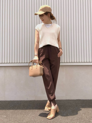 GU公式 | コットンブレンドコンパクトベストYT+E