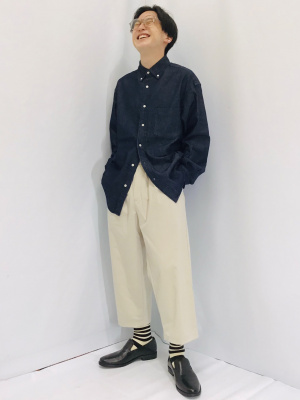 GU公式 | ワイドイージークロップドパンツ