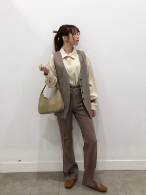 専用✧新品✧おまとめ140、130 GU公式 | チェックセンタープレスフレアパンツRS+E(セットアップ