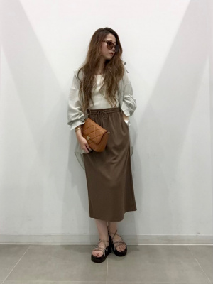 GU公式 | リブナロースカートRS+E(セットアップ可能)