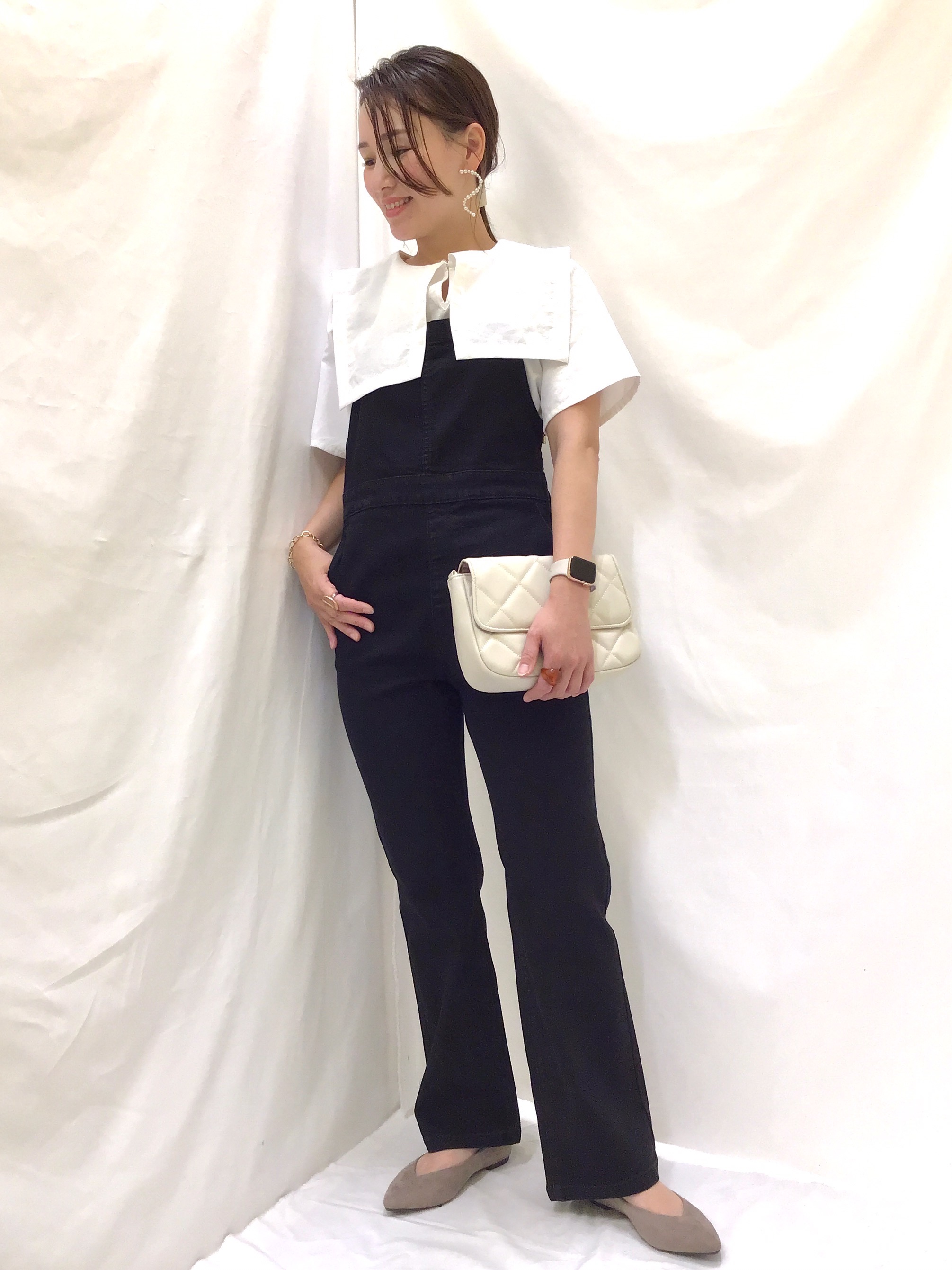 マシュマロフラットパンプス Eのコーデ Gu公式 Styling Book