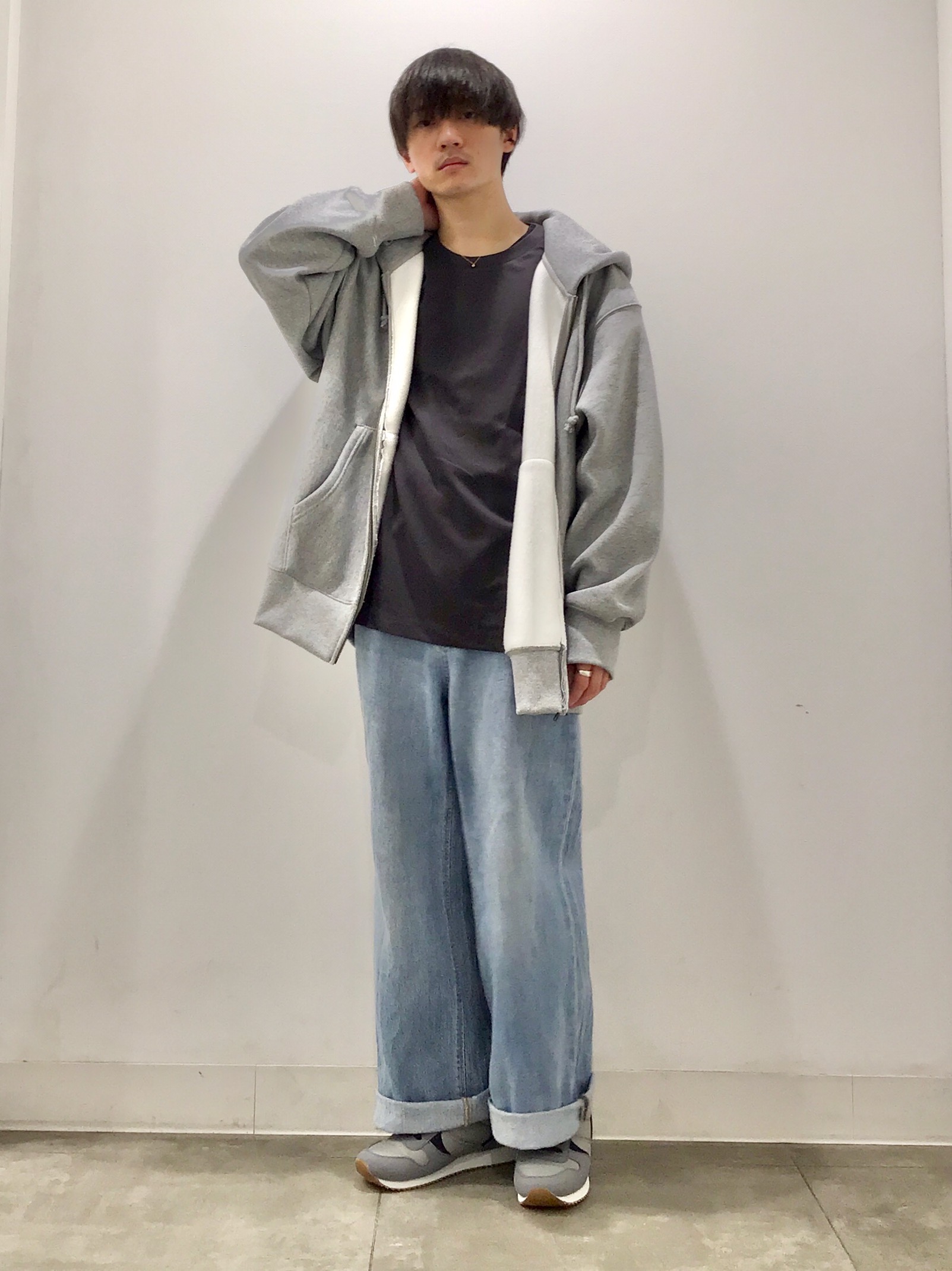XL】ヘビーウェイトビッグスウェットパーカ【GU】