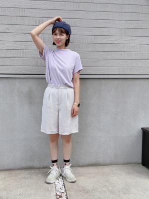 GU公式 | センタープレスバミューダパンツOSB+EC