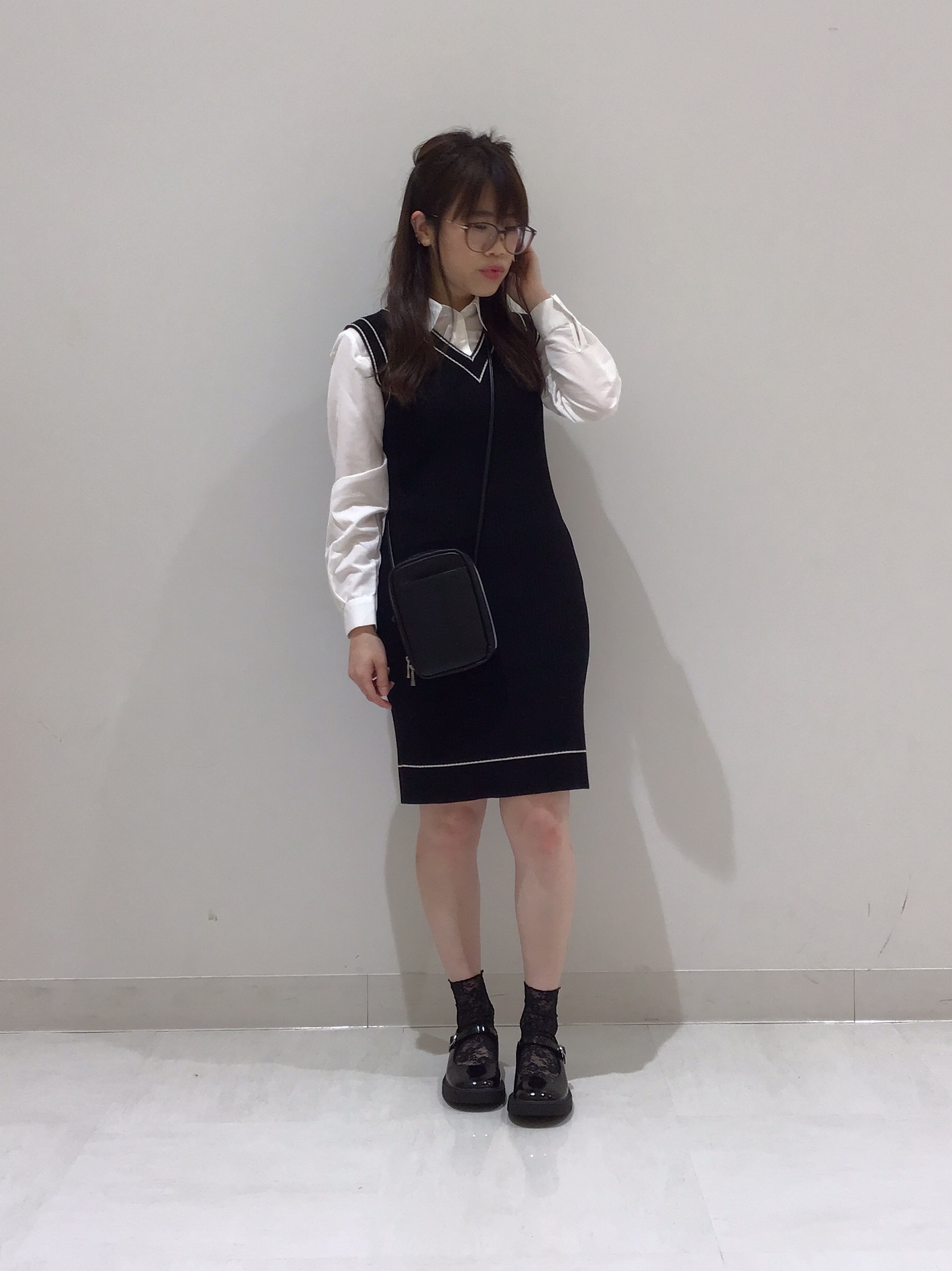 訳あり福袋 送料無料 セール わけあり 福袋 レディ シェリエ バイカラーニットミニワンピース ワンピース