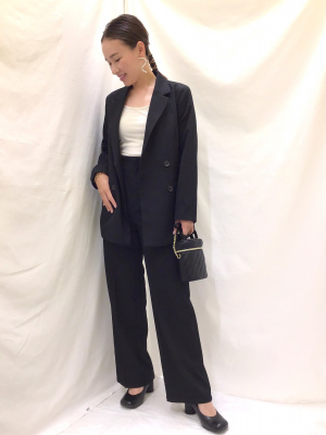 まち商品です GU公式 | ダブルブレストテーラードジャケット+E(セットアップ可能)