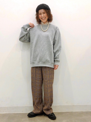 【美品】マチャット MACHATT シアークレープハイネックT 長袖 アイボリー タートルネックカットソー＜ライトグレー＞ – AMARC LIFE STORE
