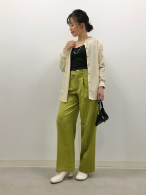 GU公式 | 2WAYワッフルボタンオーバーサイズT(長袖)+E