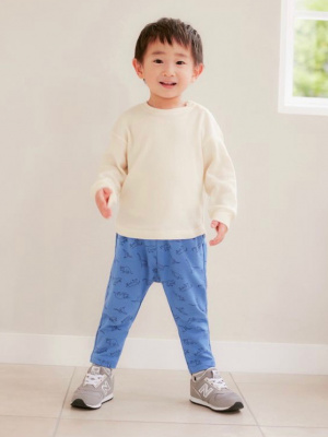 GU公式 | BABY(TODDLER)ワッフルクルーネックT(長袖)