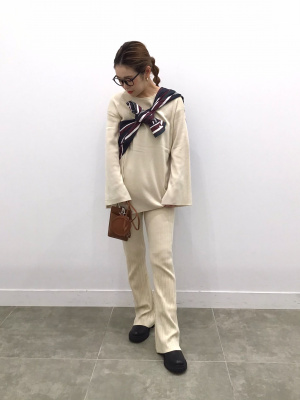 ☆ちーさん専用☆ GU公式 | サイドスリットニットチュニック(長袖)RS+E