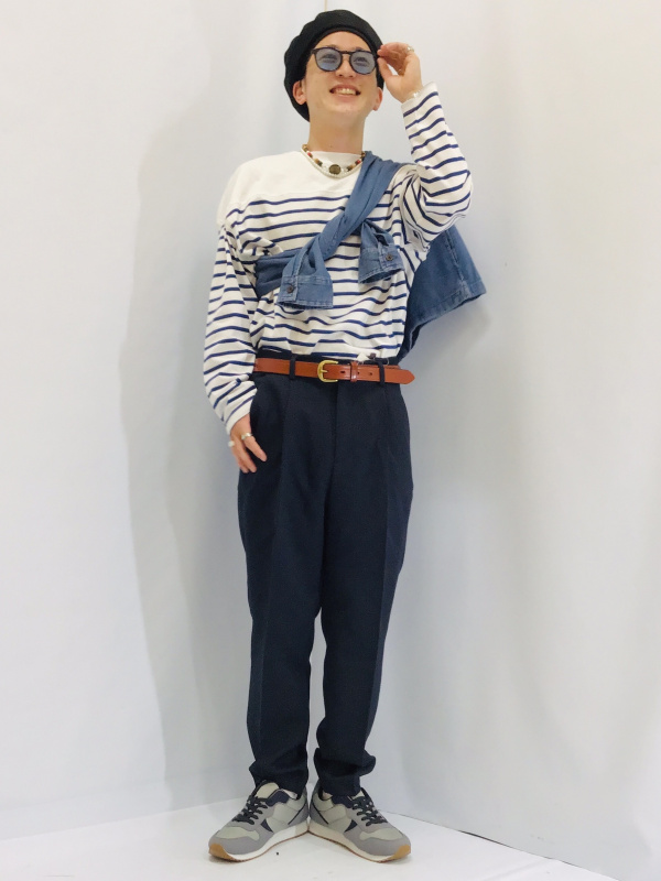 デニムジップアップブルゾンNT+E（メンズ）の着用コーディネート一覧