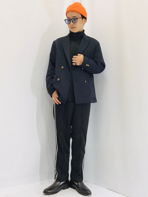 GINGER掲載商品】 GU ダブルブレストジャケットSW+E セットアップ可能