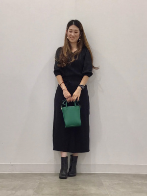 GU公式 | サテンスリーブセーター(7分袖)Z