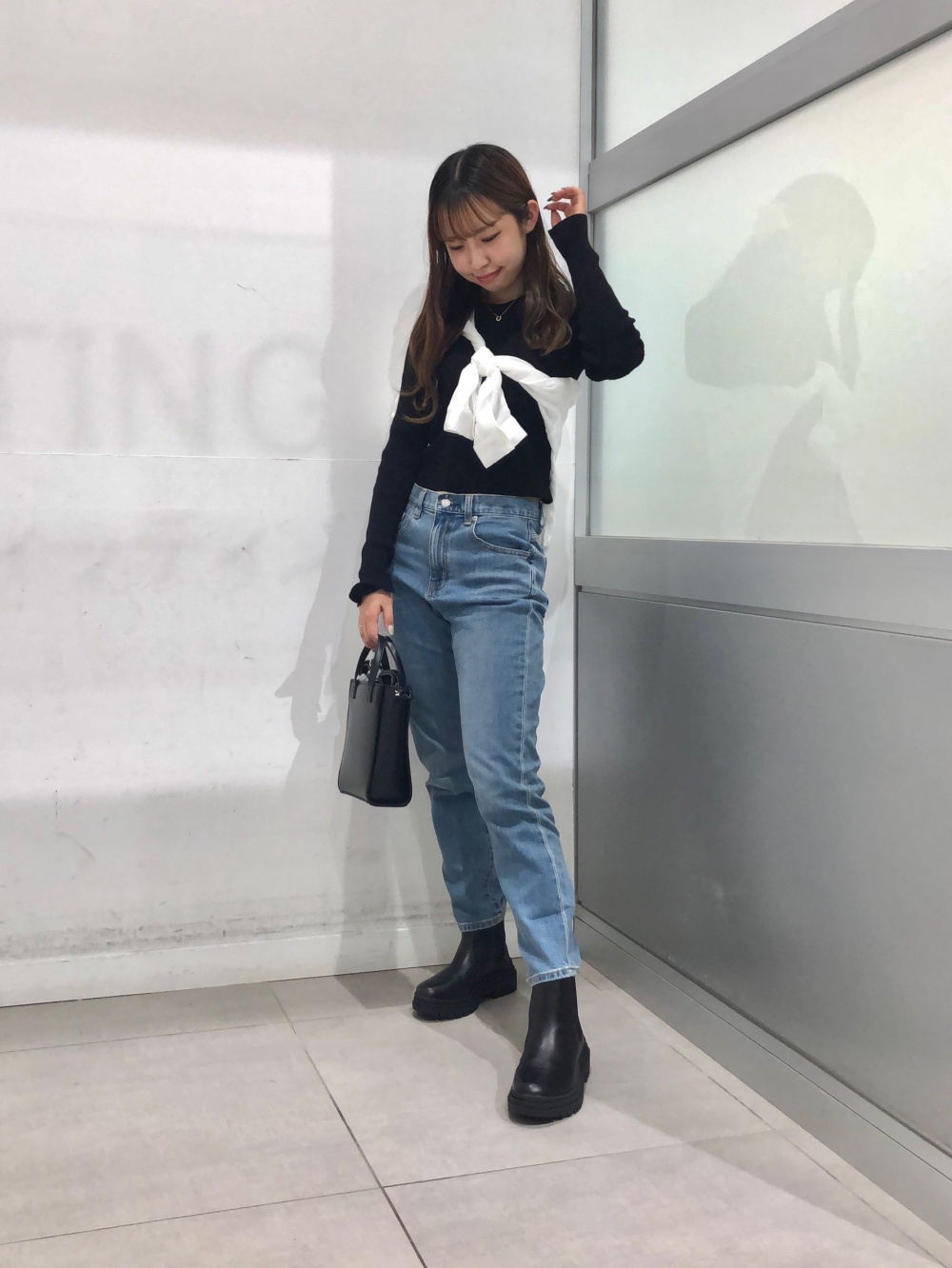 【  Jeans】NEW☆クロップドリブTシャツ ユニクロ公式 | リブクロップドT（半袖）