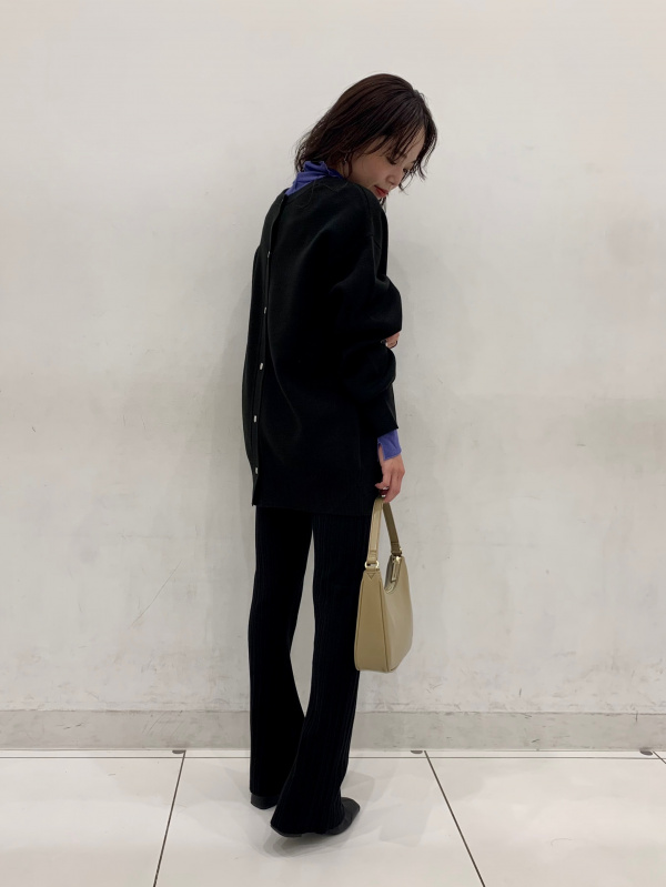 GU ニットパンツ ブラック 251-317725 GU ニットパンツ XL