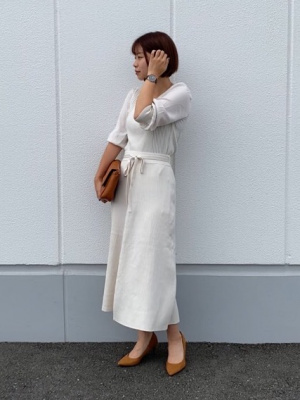 GU公式 | サテンスリーブセーター(7分袖)Z