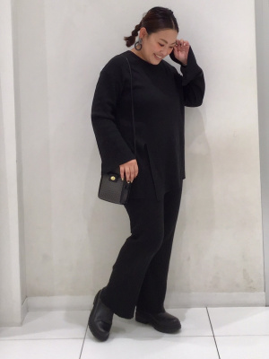 ☆ちーさん専用☆ ☆ちーさん専用☆ GU公式 | サイドスリットニットチュニック(長袖)RS+E